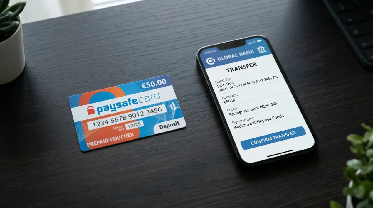 Paysafecard ja pangaülekanne – kuidas neid kihlvedudes koos kasutada