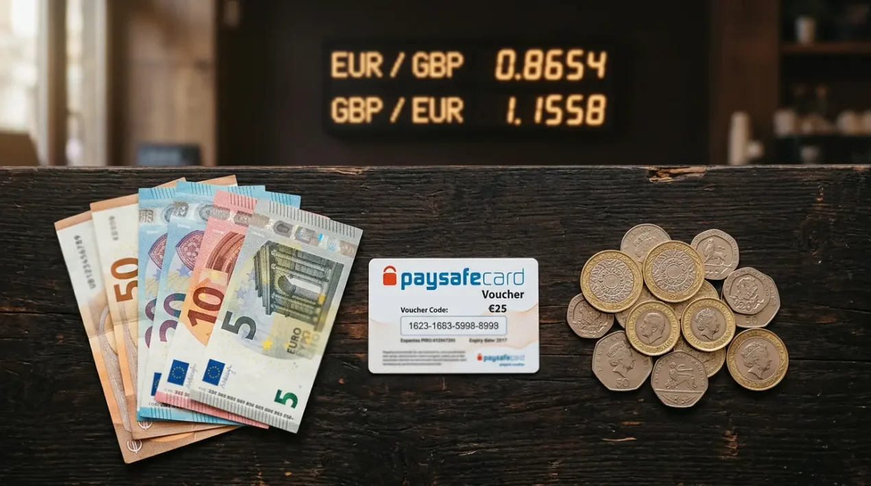 Paysafecard valuutavahetus – mida arvestada kihlvedude tegemisel